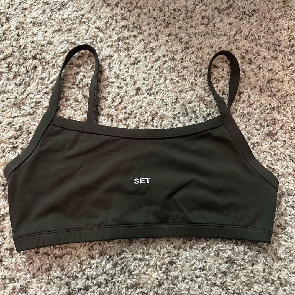 SET Active Green Sports Bra